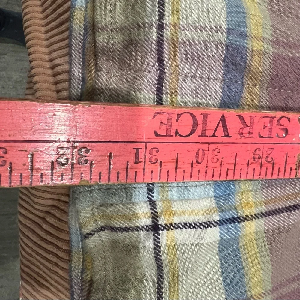 Quicksilver Men’s Ensign Classic Long Sleeve Flannel Plaid Shirt Button Size XXL - Picture 8 of 8